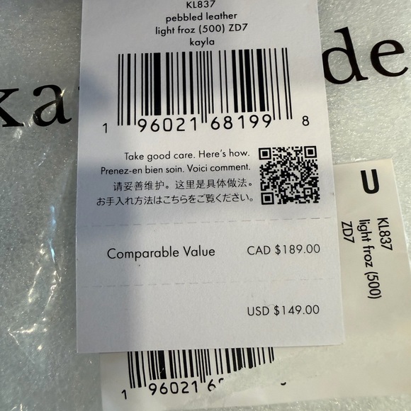 Kate Spade Lavender Card Holder - Picture 4 of 4